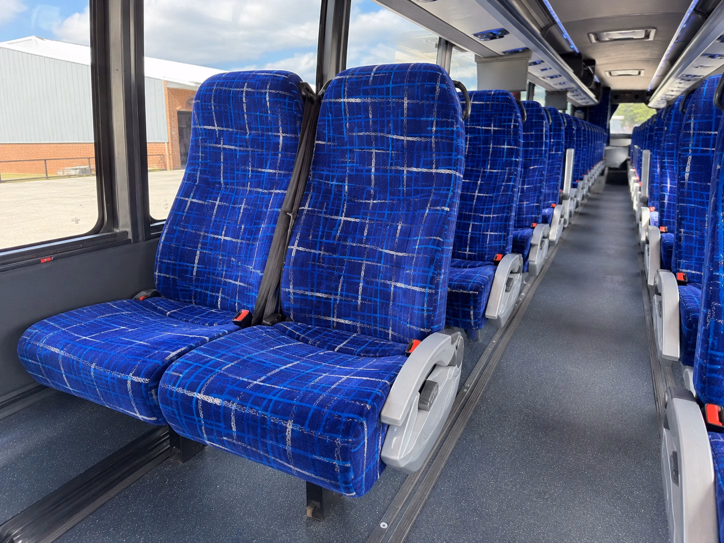 east orange charter bus rental interior