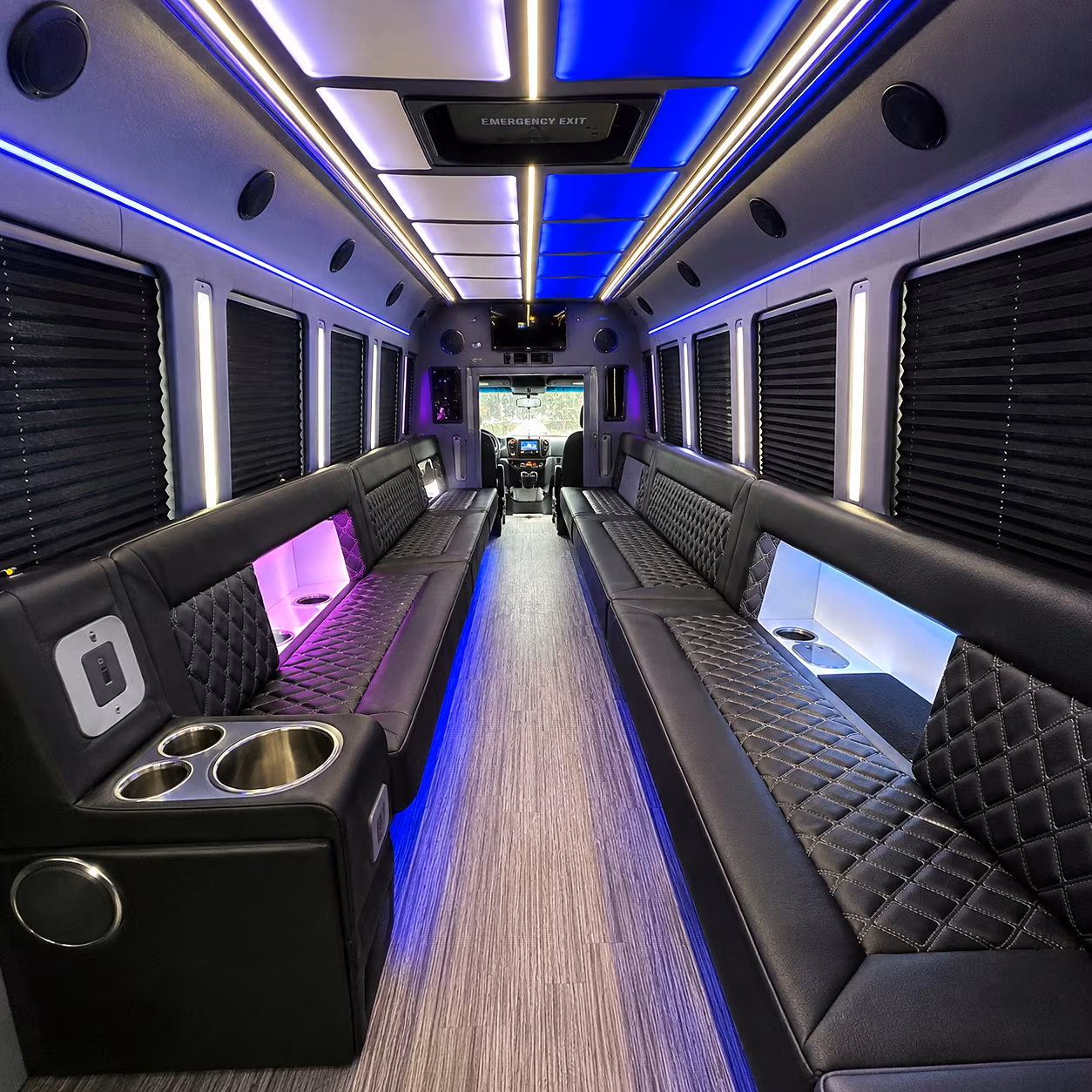 linden concert party bus rental