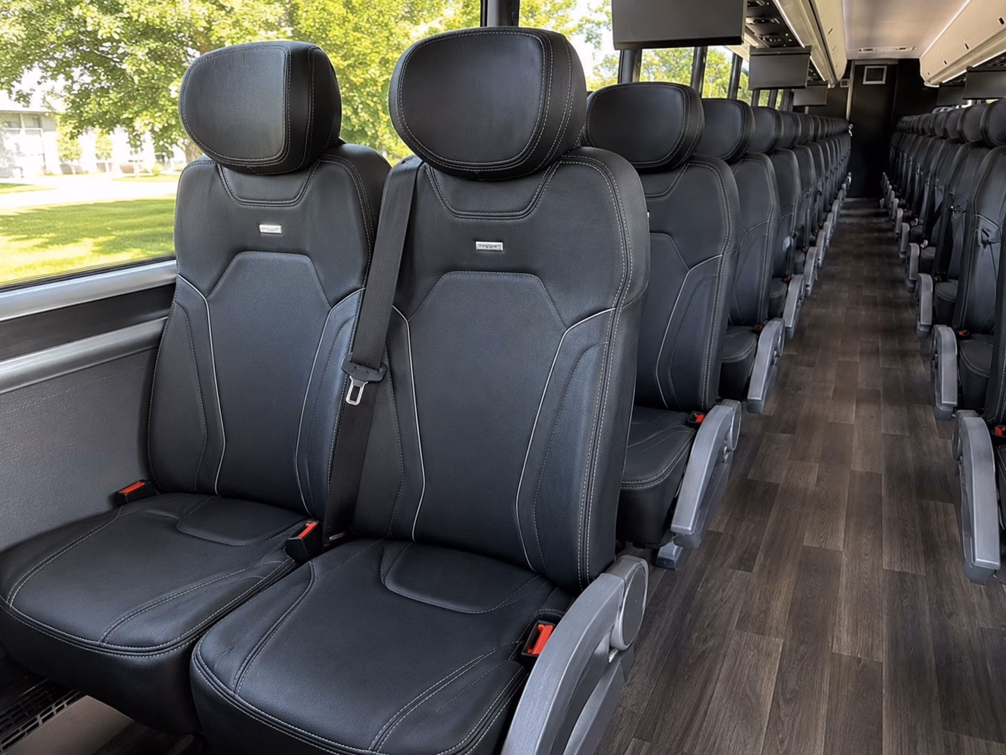 linden private event transportation onboard seating
