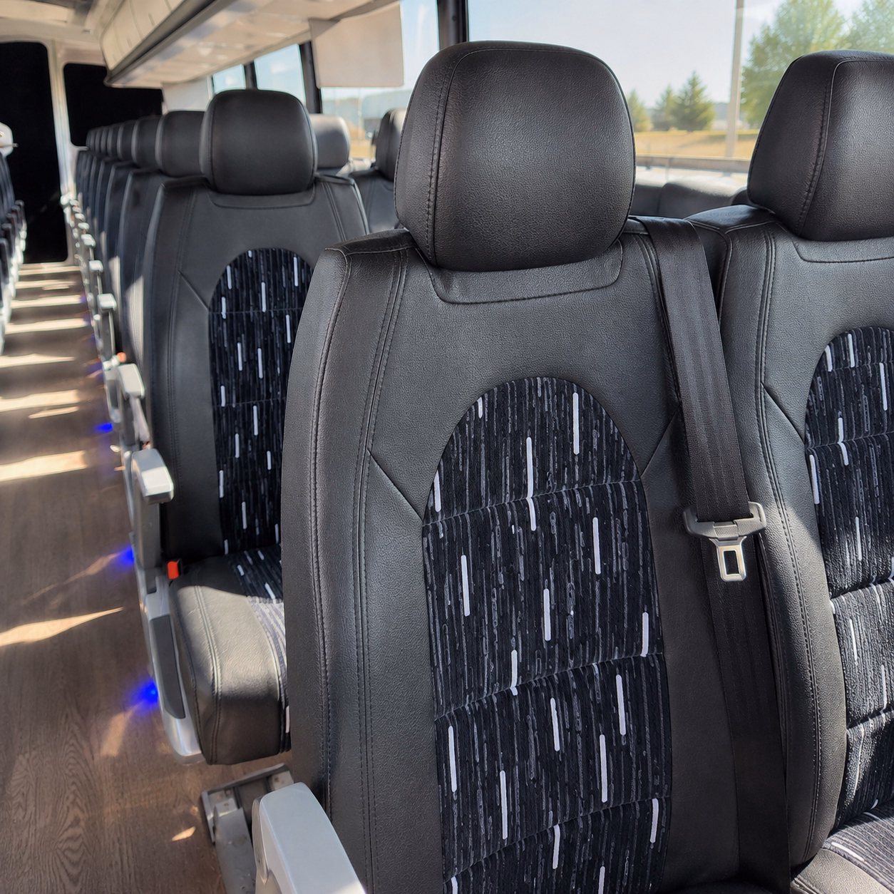 linden school event transportation onboard seating