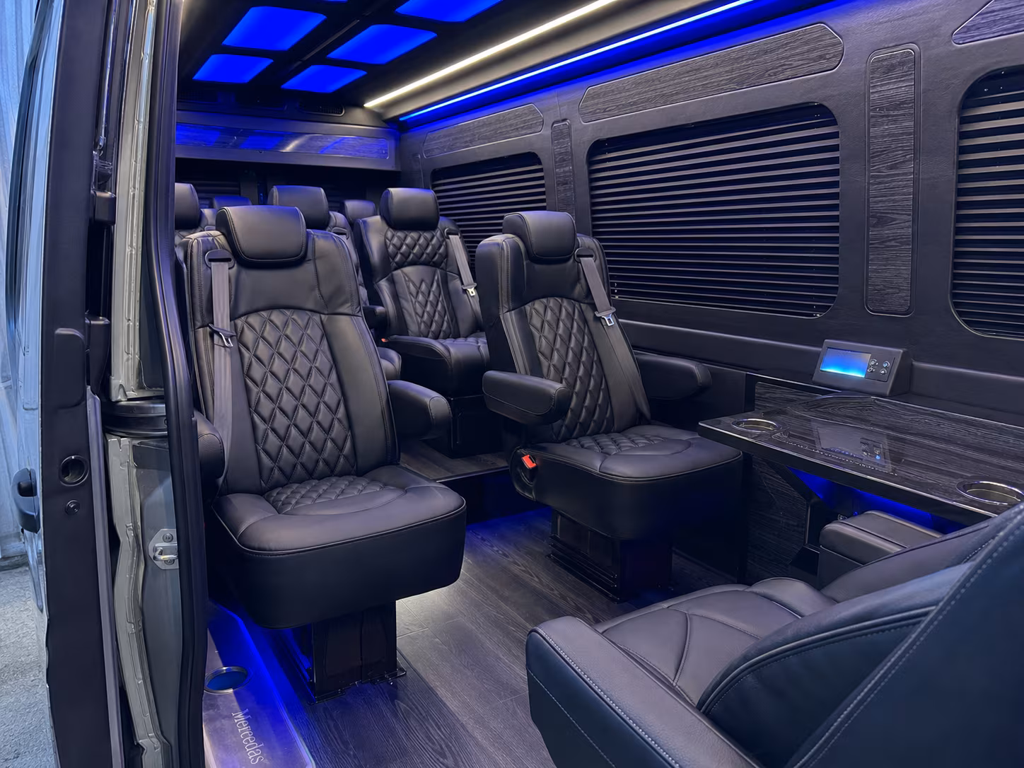 sprinter van transportation for groups and events across linden