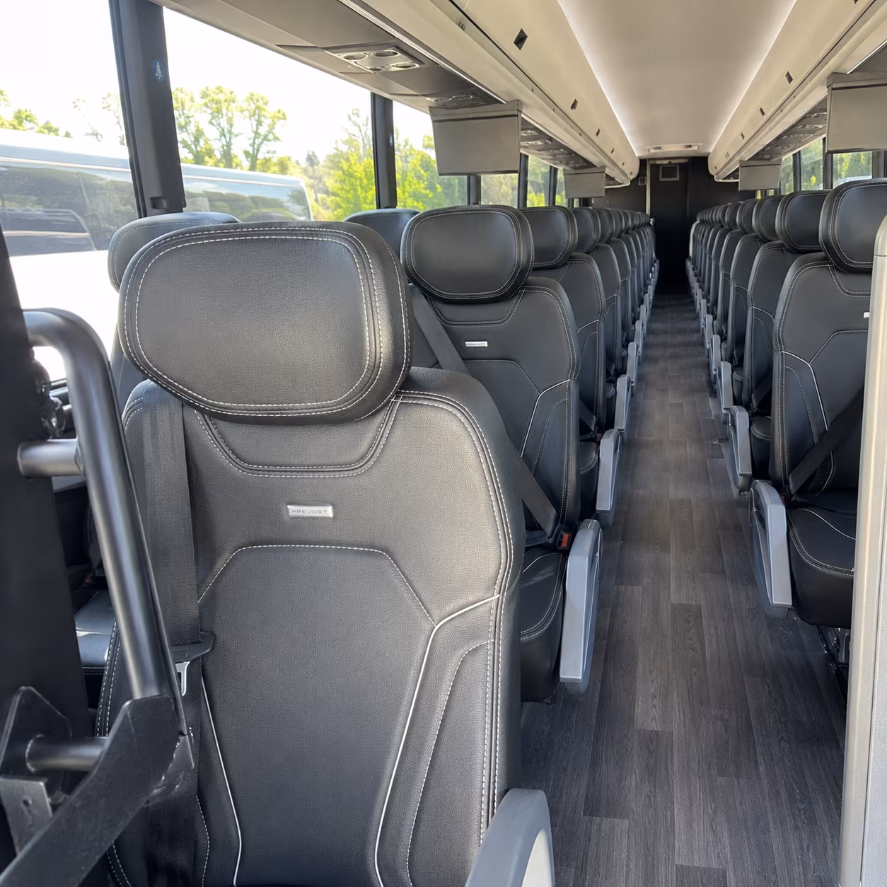 union charter bus interior gallery