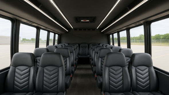 linden 15 passenger minibus inside