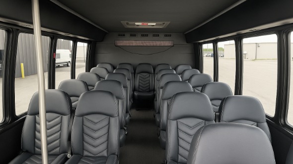 linden 20 passenger minibus inside