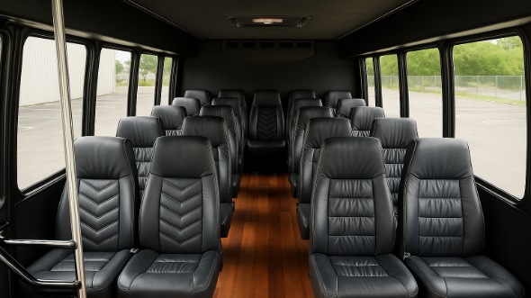 linden 25 passenger minibus inside