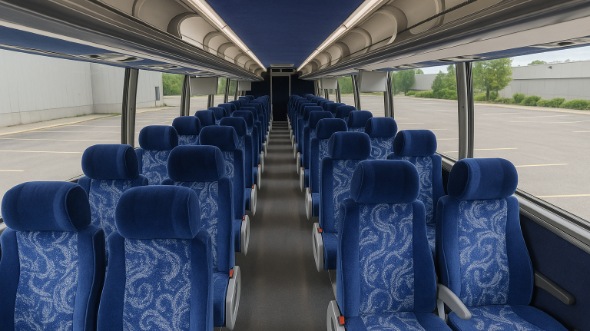 linden 55 passenger charter bus rental